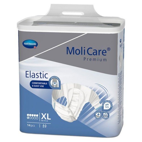 MoliCare Premium Slip Elastic Πάνες Ακράτειας Ημέρας 6 Σταγόνων MoliCare Premium Slip Elastic Πάνες Ακράτειας Ημέρας 6 Σταγόνων