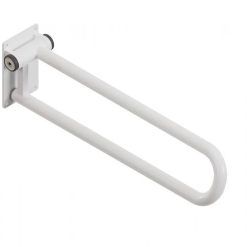 Επιτοίχια ανακλινόμενη λαβή μπάνιου PT Rail λευκή & χρωμίου Επιτοίχια ανακλινόμενη λαβή μπάνιου PT Rail λευκή & χρωμίου