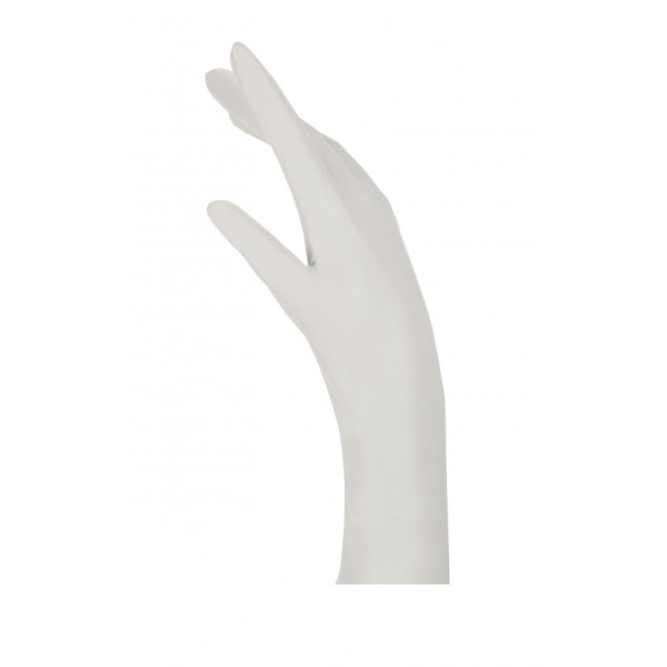 Latex γάντια Aurelia λευκά με πούδρα (100 τεμάχια)  