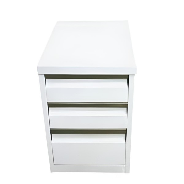 Τραπέζι λαμαρίνας  ηλεκτροστατικής βαφής με 3 συρτάρια  