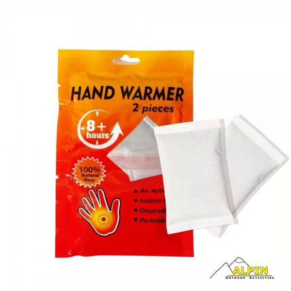 Επιθέματα θερμότητας Χεριών φιλικά προς το περιβάλλον Alpin Hand Warmer 2τμχ