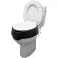 Ανυψωτικό τουαλέτας με καπάκι και με ημίσκληρο κάθισμα 10cm