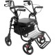 Περιπατητήρας rollator καρέκλα μεταφοράς 2 σε 1
