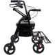 Περιπατητήρας rollator καρέκλα μεταφοράς 2 σε 1