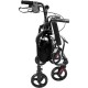 Περιπατητήρας rollator καρέκλα μεταφοράς 2 σε 1