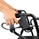 Περιπατητήρας rollator καρέκλα μεταφοράς 2 σε 1