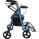Περιπατητήρας rollator καρέκλα μεταφοράς 2 σε 1
