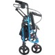 Περιπατητήρας rollator καρέκλα μεταφοράς 2 σε 1