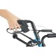 Περιπατητήρας rollator καρέκλα μεταφοράς 2 σε 1