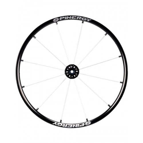 22" Spinergy Lite Extreme LX, black hub, 12 white spokes