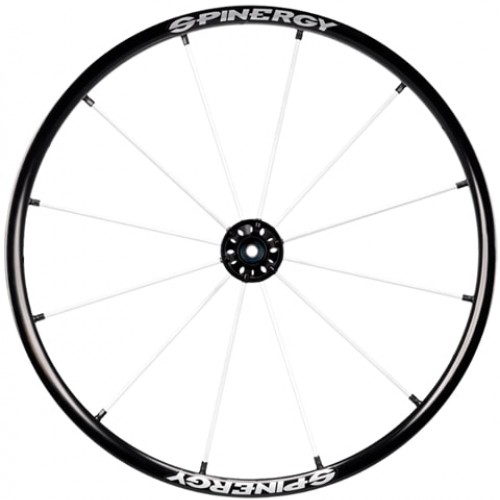 22" Spinergy Lite Extreme LX, black hub, 12 white spokes