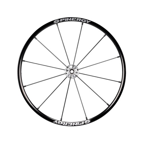 25" Spinergy Lite Extreme LX, silver Hub, 12 black spokes