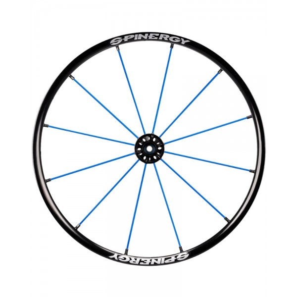 25" Spinergy Lite Extreme LX, black Hub, 12 blue spokes