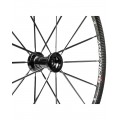 25" Spinergy Extra Lite Carbon Blade CLX, black hub 18 black spokes