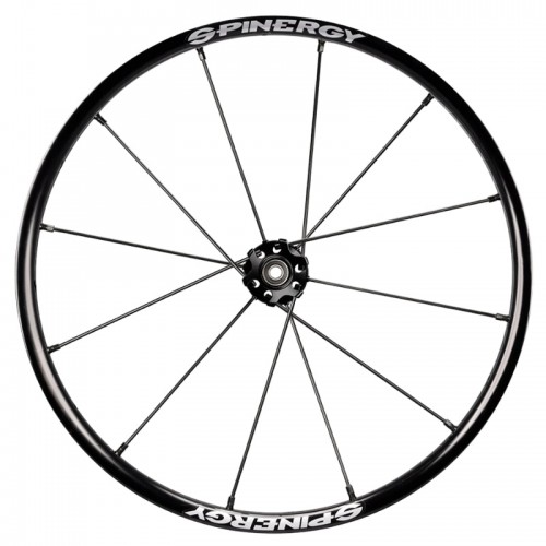 25" Spinergy X-laced Lite Extreme XLX, black hub with 12 black spokes