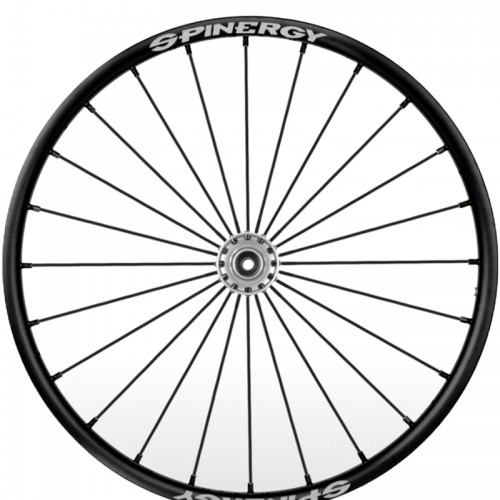 26" Spinergy Sport Lite Extreme SLX, silver hub, 24 black spokes