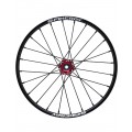 26" Spinergy X-Laced Sport Lite Extreme XSLX, red R10 5/8" hub, 24 black spokes