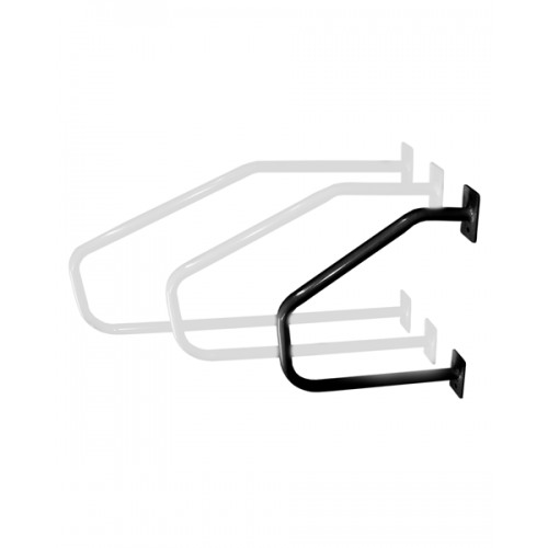 Κυρτή λαβή στήριξης μαύρη