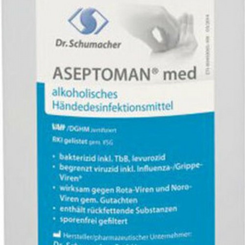 Αντισηπτικό υγρό χεριών Aseptoman Med (500ml/1lt) Αντισηπτικό υγρό χεριών Aseptoman Med (500ml/1lt)