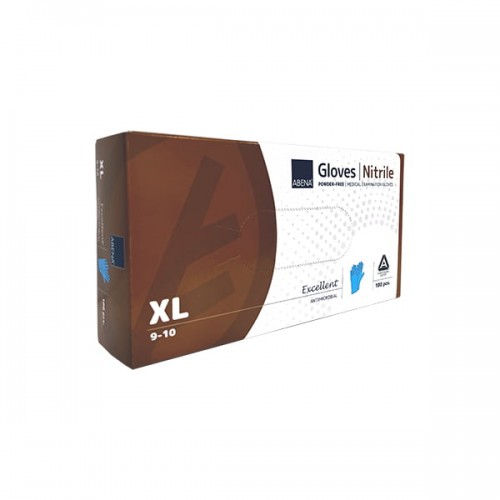 Αντιμικροβιακά γάντια νιτριλίου Abena μπλε, 100τεμ. Αντιμικροβιακά γάντια νιτριλίου Abena μπλε, 100τεμ.