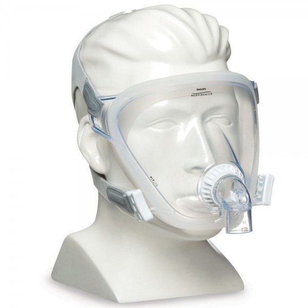 Μάσκα ολοπρόσωπη με βαλβιδα χωρίς εκπνοης / ασφαλειας