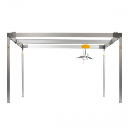 Μεταφερόμενο σύστημα ράγας κάλυψης χώρου, ρυθμιζόμενου ύψους και μήκους για τους γερανούς Guldmann Μεταφερόμενο σύστημα ράγας κάλυψης χώρου, ρυθμιζόμενου ύψους και μήκους για τους γερανούς Guldmann