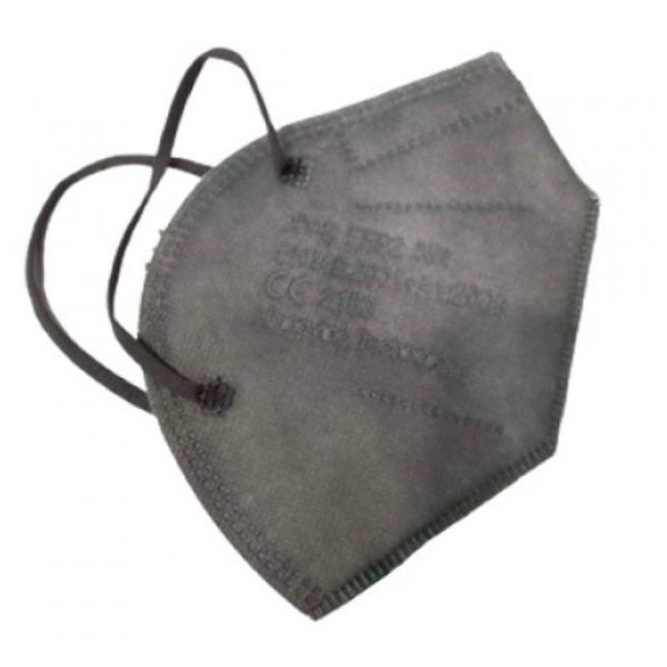 Μάσκα υψηλής προστασίας FFP2 χωρίς βαλβίδα με λάστιχο Γκρι (1 τμχ.)
