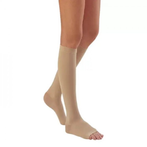 Κάλτσες Κάτω Γόνατος ccl.1 COTTON Μπεζ 18-21mmHg SCUDOVARIS ανοιχτά δάκτυλα Standard
