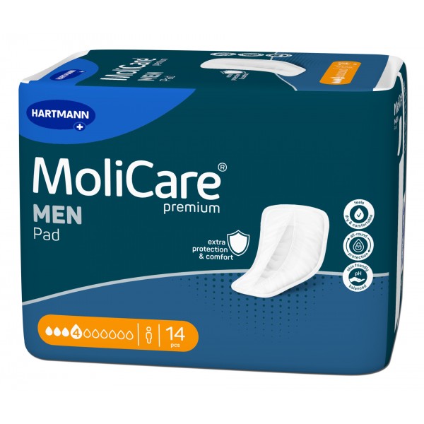 MoliCare Premium men pad Ανδρικές Σερβιέτες 4 σταγόνων 14τεμ.