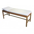 Εξεταστικό κρεβάτι ξύλινο με ίσιο προσκέφαλο