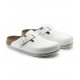 Birkenstock Boston Σαμπώ Λευκά
