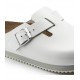 Birkenstock Boston Σαμπώ Λευκά
