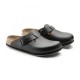 Birkenstock Boston Σαμπώ Μαύρα