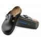 Birkenstock Boston Σαμπώ Μαύρα