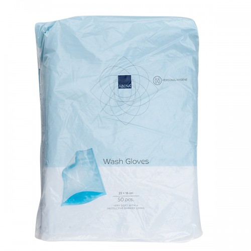 Γάντια καθαρισμού ABENA συσκευασία 50τεμ. Λευκά 16 x 23cm  Γάντια καθαρισμού ABENA συσκευασία 50τεμ. Λευκά 16 x 23cm