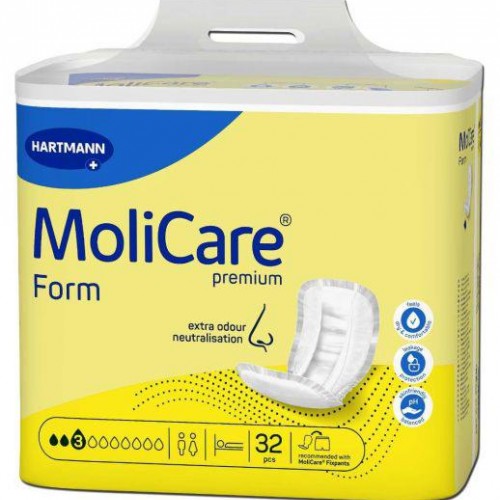 MoliCare Premium Form Extra Plus Σερβιέτες Ακράτειας με 3 σταγόνες (32 τμχ)
