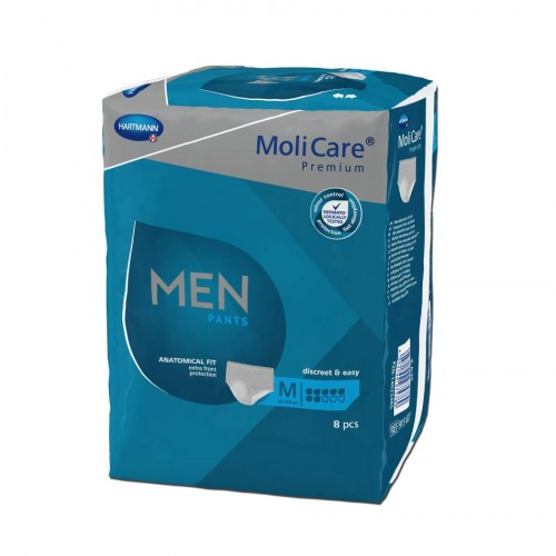 MoliCare Premium Men Pants Ανδρικά Εσώρουχα Ακράτειας με 5 σταγόνες MoliCare Premium Men Pants Ανδρικά Εσώρουχα Ακράτειας με 5 σταγόνες