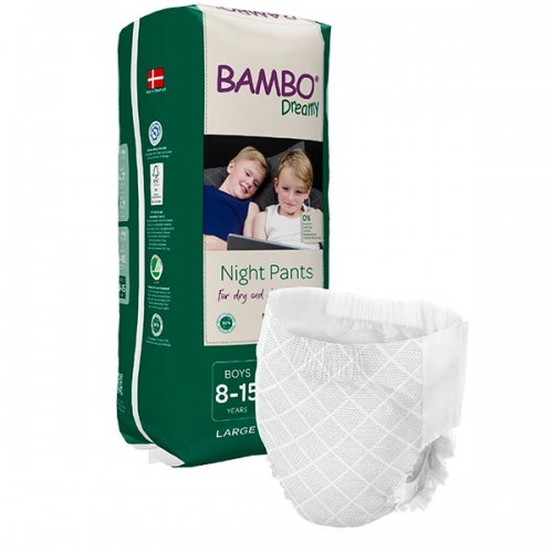 Πάνα Βρακάκι Νυκτός Bambo Dreamy Boys για 35-50 kg (10 τμχ.) Πάνα Βρακάκι Νυκτός Bambo Dreamy Boys για 35-50 kg (10 τμχ.)
