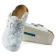 Σαμπώ Kay Super Grip Birkenstock σχέδιο Flower Field Blooming Roses Blue