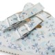 Σαμπώ Kay Super Grip Birkenstock σχέδιο Flower Field Blooming Roses Blue