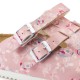 Σαμπώ Kay Super Grip Birkenstock σχέδιο Flower Field Roze