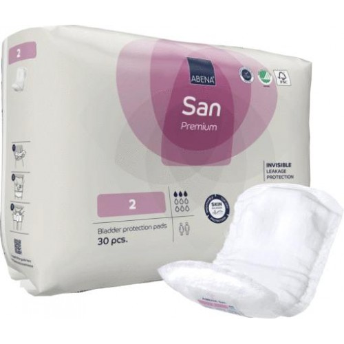 Σερβιέτα Abena San No2 με 3 σταγόνες (30 τμχ.)