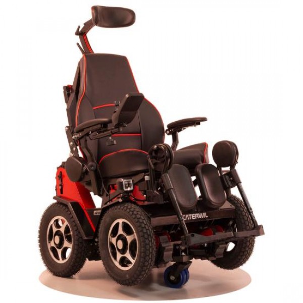 Ηλεκτροκίνητο αμαξίδιο για χρήση παντός εδάφους και για ανάβαση/κατάβαση σε σκαλοπάτι ή ακόμα και σκάλες