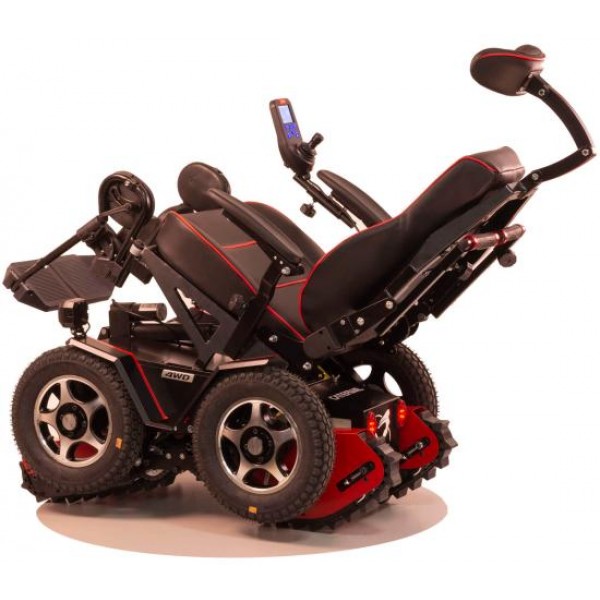 Ηλεκτροκίνητο αμαξίδιο για χρήση παντός εδάφους και για ανάβαση/κατάβαση σε σκαλοπάτι ή ακόμα και σκάλες