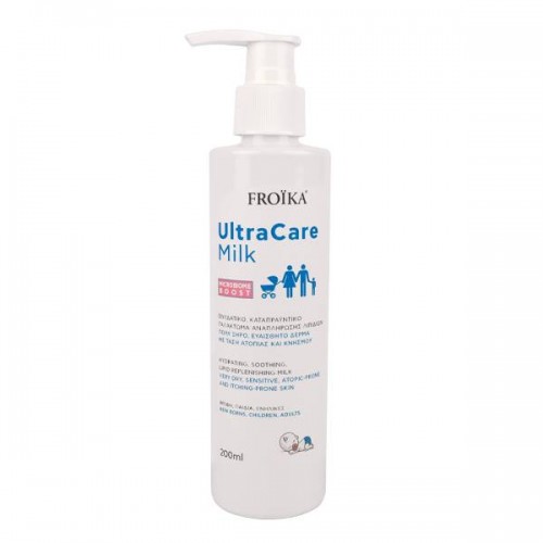 Froika Ενυδατικό, καταπραϋντικό γαλάκτωμα για πρόσωπο και σώμα Ultracare Milk  Froika Ενυδατικό, καταπραϋντικό γαλάκτωμα για πρόσωπο και σώμα Ultracare Milk