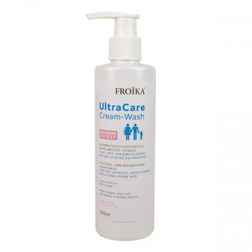 Froika Καταπραϋντικό κρεμοντούς καθαρισμού Ultracare Cream-Wash  Froika Καταπραϋντικό κρεμοντούς καθαρισμού Ultracare Cream-Wash