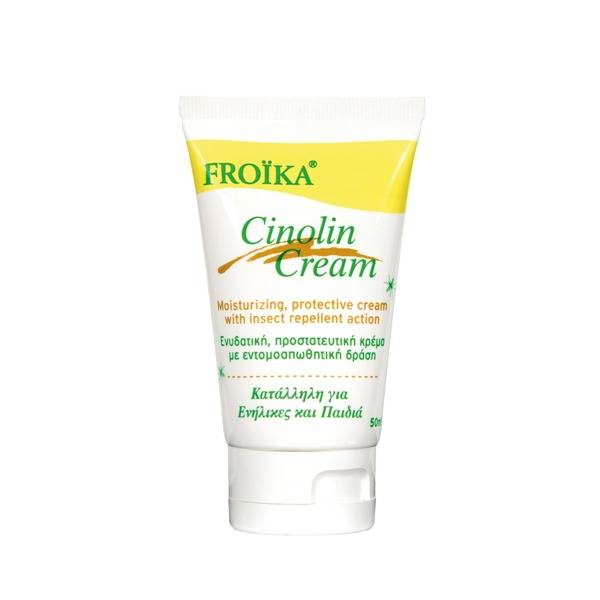 Froika προστασία από κουνούπια, σκνίπες, μέλισσες, μύγες και άλλα έντομα Cinolin Cream 