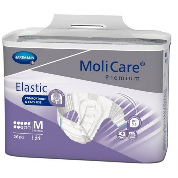 MoliCare Premium Slip Elastic Πάνες ακράτειας νύχτας με 8 σταγόνες