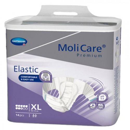 MoliCare Premium Slip Elastic Πάνες ακράτειας νύχτας με 8 σταγόνες MoliCare Premium Slip Elastic Πάνες ακράτειας νύχτας με 8 σταγόνες