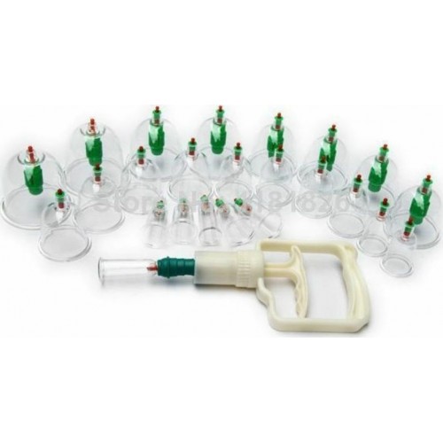 Βεντούζες για παραδοσιακή θεραπεία (δεν περιλαμβάνει σωλήνα) 24 τμχ.